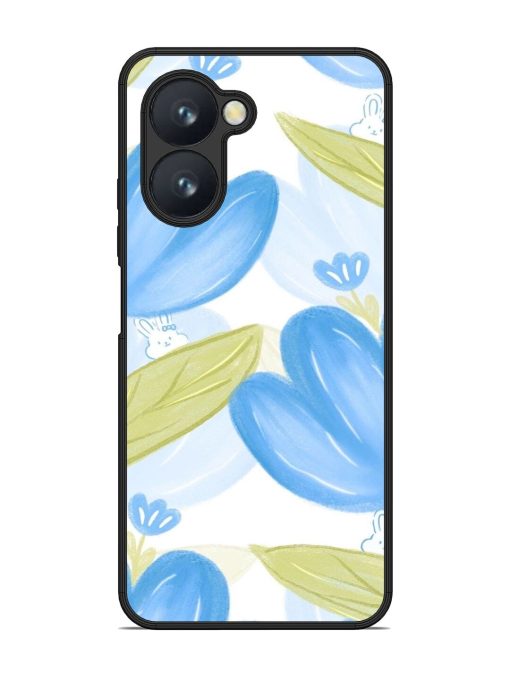 Bunny'S Blue Garden Glossy Soft Edge Case for Realme C33 Chachhi