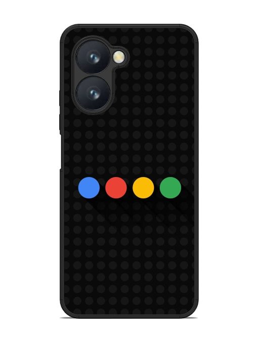 Google Dots Glossy Soft Edge Case for Realme C33 Chachhi