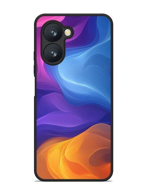 Cosmic Currents Glossy Soft Edge Case for Realme C33 Chachhi