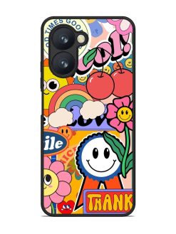 Good Times Good Vibes Glossy Soft Edge Case for Realme C33