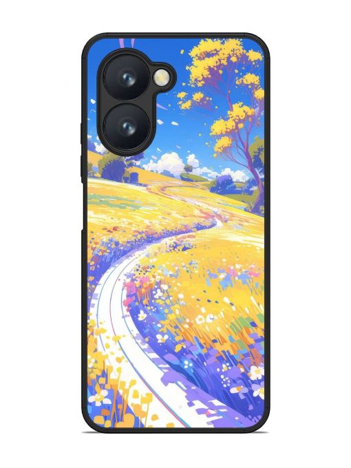 Vibrant Spring Meadow Glossy Soft Edge Case for Realme C33