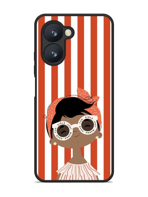 Girls Just Wanna Have Fun Glossy Soft Edge Case for Realme C33 Chachhi