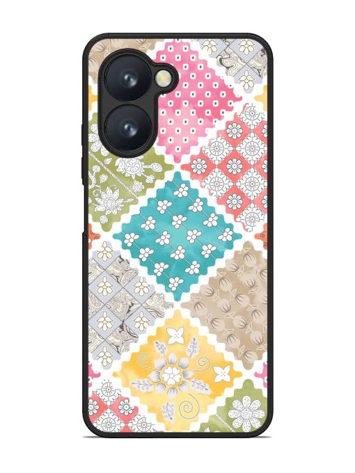 Patchwork Dreamscape Glossy Soft Edge Case for Realme C33 Chachhi