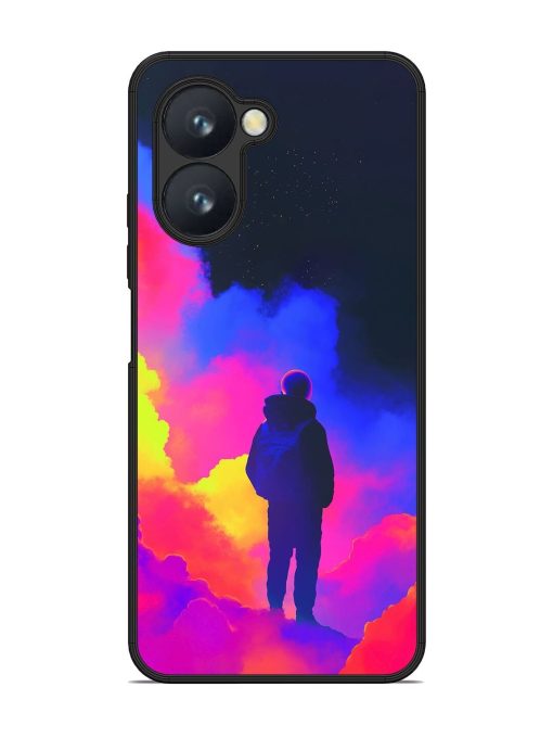 Cosmic Wanderer Glossy Soft Edge Case for Realme C33 Chachhi