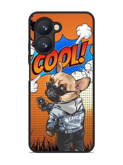 Cool Pup Glossy Soft Edge Case for Realme C33 Chachhi