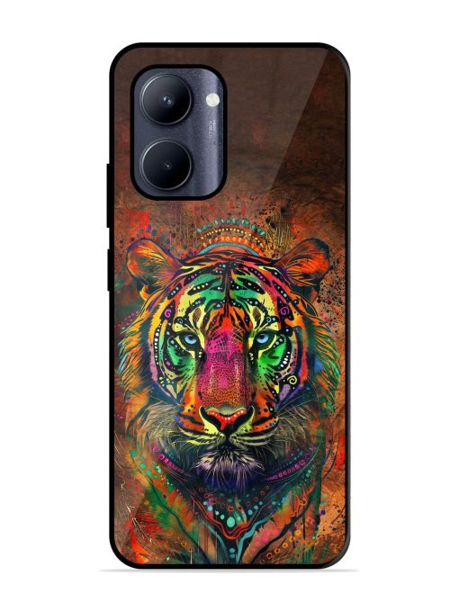 Cosmic Tiger Glossy Soft Edge Case for Realme C33 (2023) Chachhi