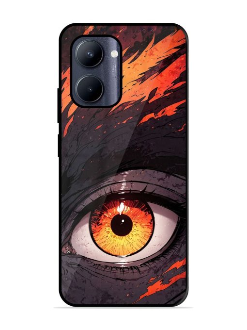 Inferno Gaze Glossy Soft Edge Case for Realme C33 (2023)