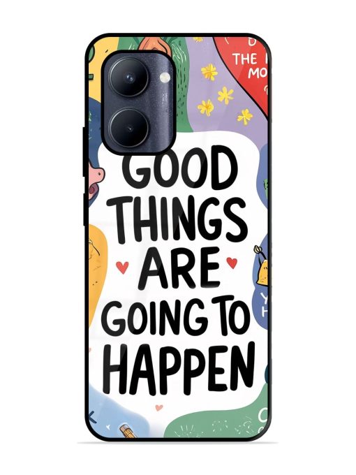 Uplifting Scribbles Glossy Soft Edge Case for Realme C33 (2023) Chachhi