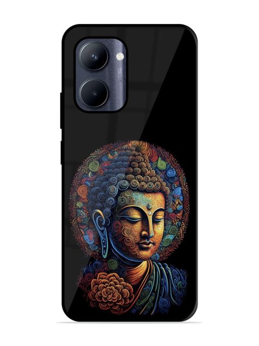 Stained Glass Serenity Glossy Soft Edge Case for Realme C33 (2023) Chachhi