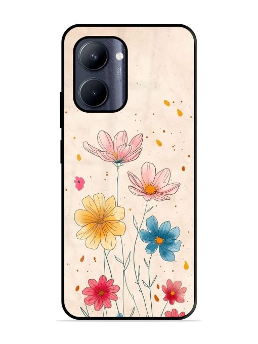 Delicate Bloom Glossy Soft Edge Case for Realme C33 (2023) Chachhi