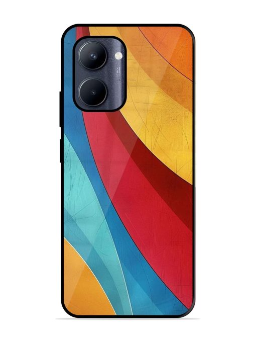 Curving Canvas Glossy Soft Edge Case for Realme C33 (2023) Chachhi