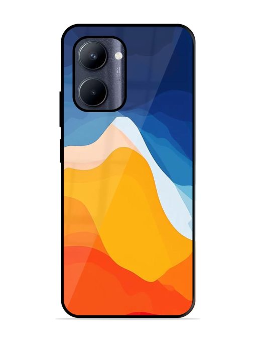 Liquid Landscape Glossy Soft Edge Case for Realme C33 (2023) Chachhi