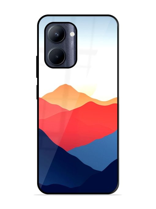 Sunset Peaks Glossy Soft Edge Case for Realme C33 (2023) Chachhi