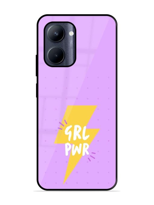 Girl Power Spark Glossy Soft Edge Case for Realme C33 (2023) Chachhi