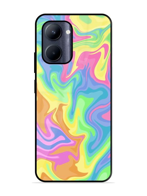 Whimsical Swirl Glossy Soft Edge Case for Realme C33 (2023) Chachhi