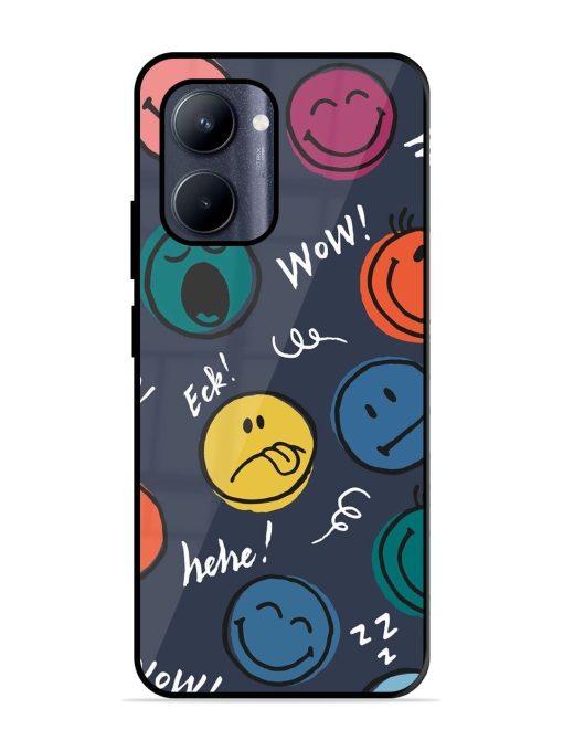 Emoticon Parade Glossy Soft Edge Case for Realme C33 (2023) Chachhi