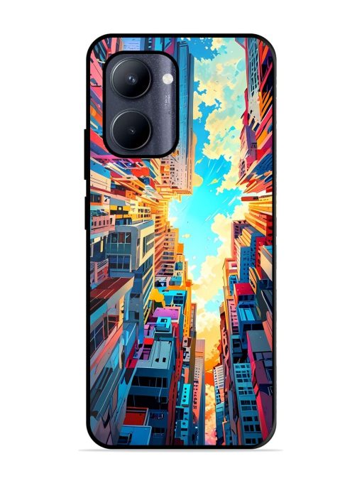 Skyward City Glossy Soft Edge Case for Realme C33 (2023) Chachhi