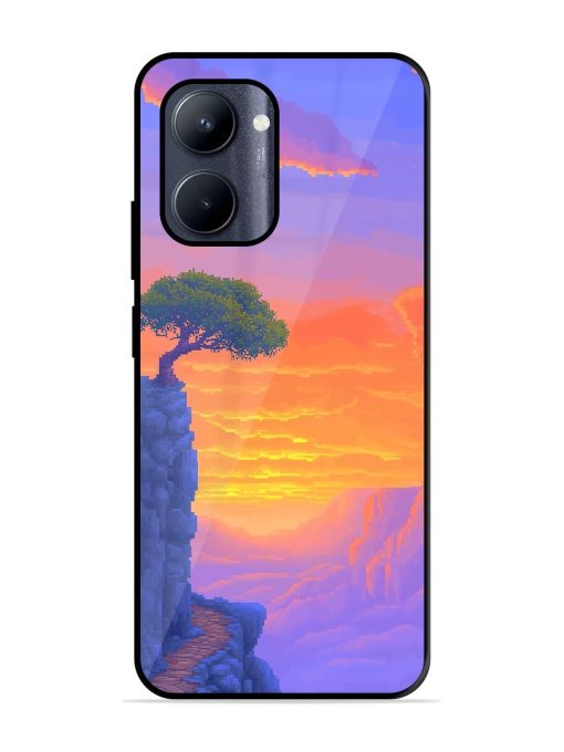 Cliffside Solitude Glossy Soft Edge Case for Realme C33 (2023) Chachhi