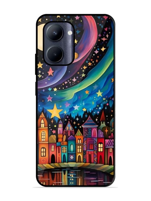 Starlit Village Glossy Soft Edge Case for Realme C33 (2023) Chachhi