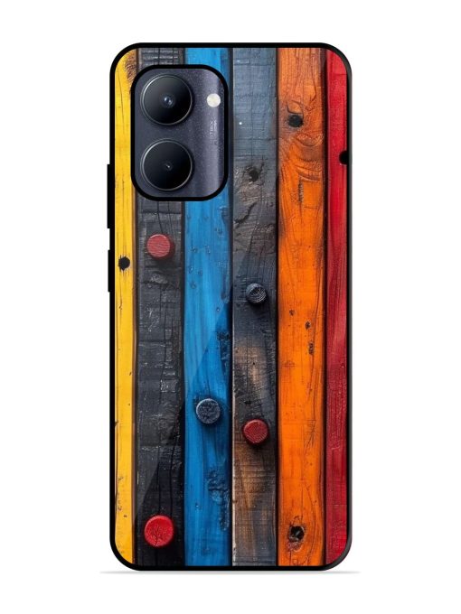 Rainbow Plank Glossy Soft Edge Case for Realme C33 (2023) Chachhi