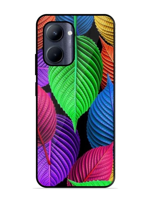 Rainbow Leaf Symphony Glossy Soft Edge Case for Realme C33 (2023)