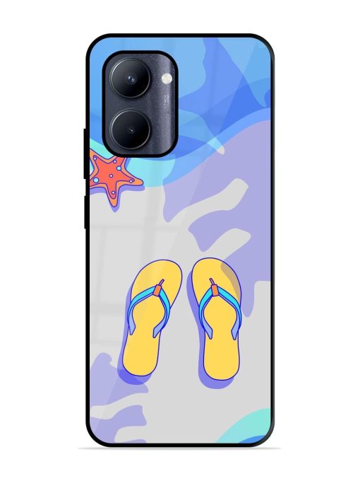 Sandy Toes And Salty Seas Glossy Soft Edge Case for Realme C33 (2023) Chachhi