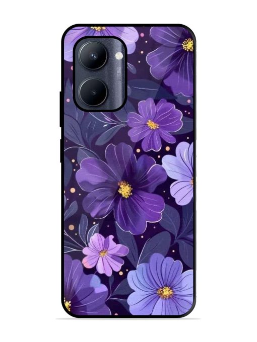 Purple Paradise Glossy Soft Edge Case for Realme C33 (2023) Chachhi