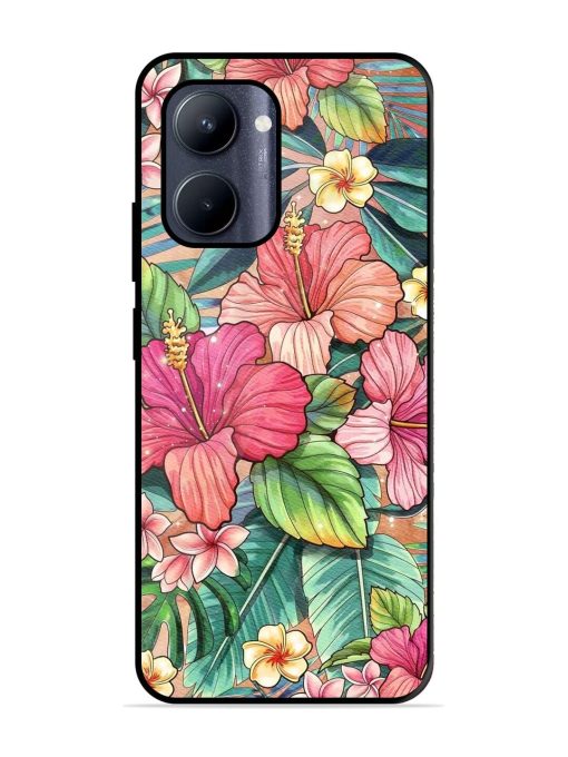 Tropical Tapestry Glossy Soft Edge Case for Realme C33 (2023) Chachhi