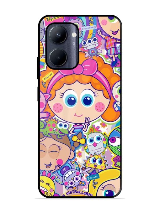 Distroller Friends Glossy Soft Edge Case for Realme C33 (2023) Chachhi