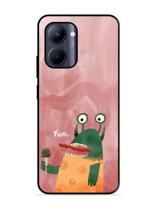 Hungry Monster Glossy Soft Edge Case for Realme C33 (2023) Chachhi