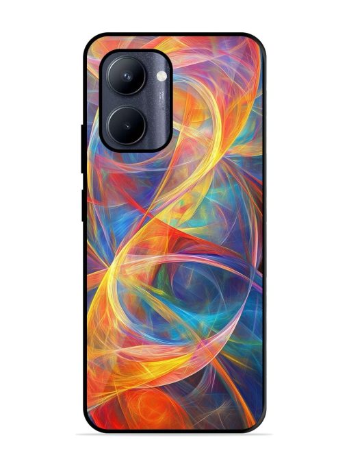 Cosmic Currents Glossy Soft Edge Case for Realme C33 (2023) Chachhi