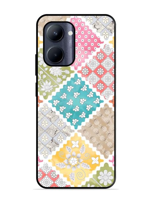 Patchwork Dreamscape Glossy Soft Edge Case for Realme C33 (2023) Chachhi