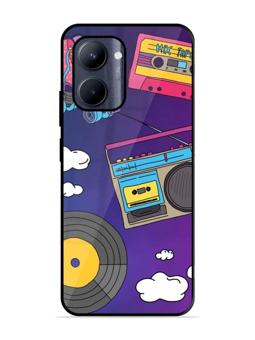 Retro Vibes Glossy Soft Edge Case for Realme C33 (2023) Chachhi