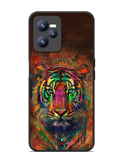 Cosmic Tiger Glossy Soft Edge Case for Realme C35