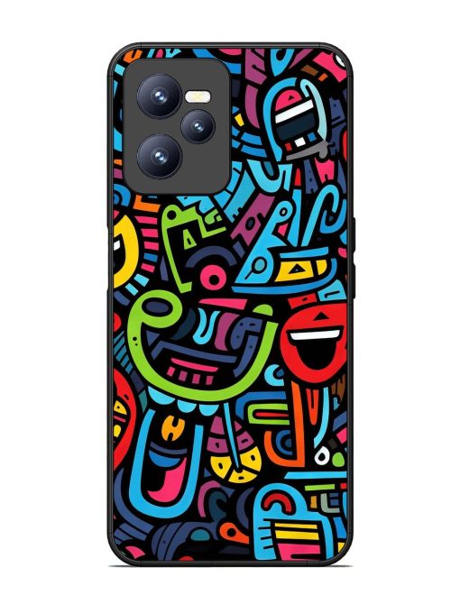 Doodlephoria Glossy Soft Edge Case for Realme C35 Chachhi