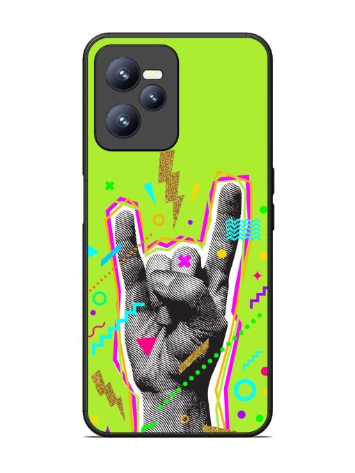 Neon Rock Glossy Soft Edge Case for Realme C35 Chachhi