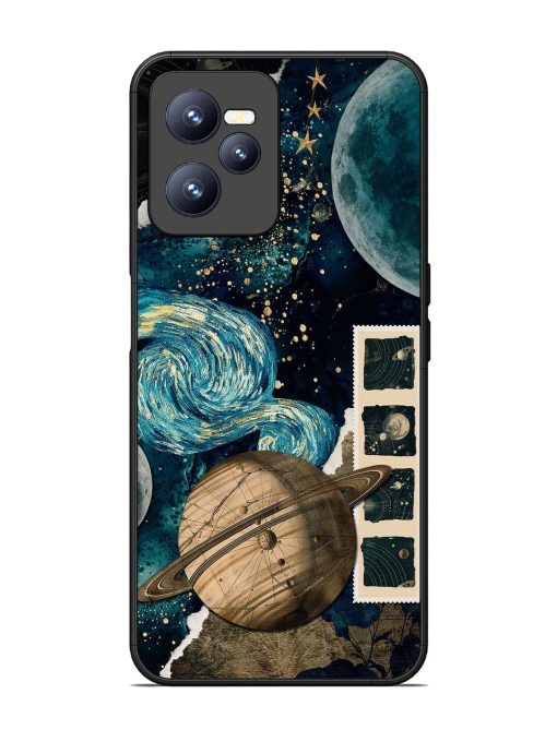 Celestial Tapestry Glossy Soft Edge Case for Realme C35 Chachhi