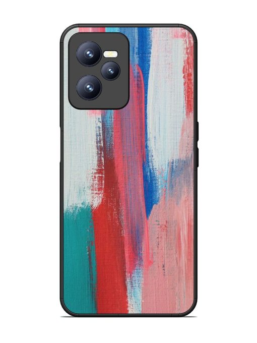 Colorful Chaos Glossy Soft Edge Case for Realme C35 Chachhi