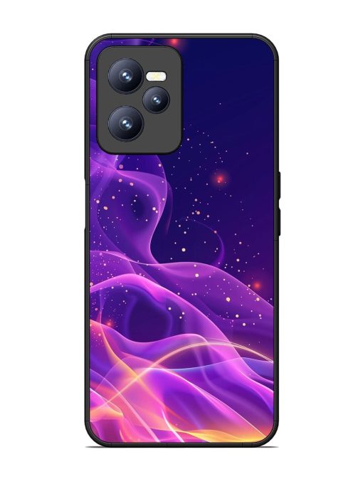 Cosmic Currents Glossy Soft Edge Case for Realme C35 Chachhi