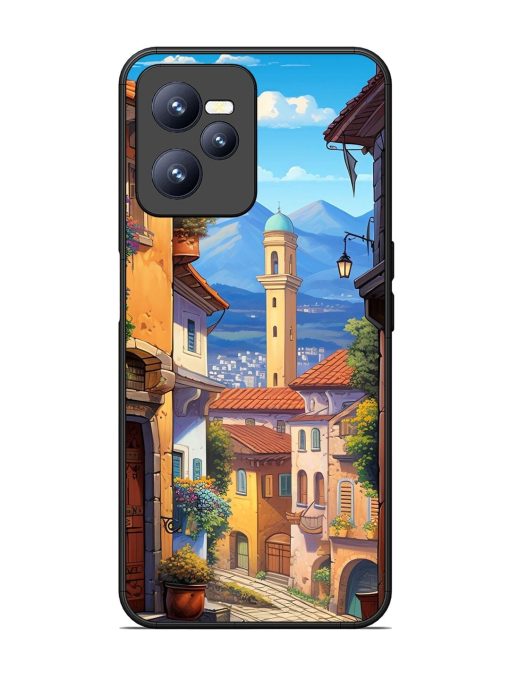 Tuscan Twilight Glossy Soft Edge Case for Realme C35 Chachhi