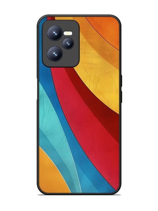 Curving Canvas Glossy Soft Edge Case for Realme C35 Chachhi