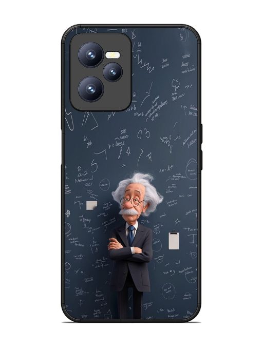 Albert Einstein Glossy Soft Edge Case for Realme C35 Chachhi