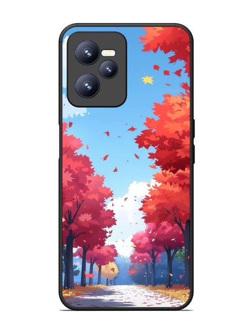 Autumn'S Embrace Glossy Soft Edge Case for Realme C35 Chachhi