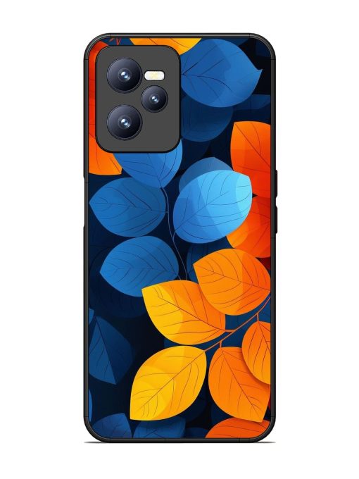 Autumn'S Contrast Glossy Soft Edge Case for Realme C35 Chachhi