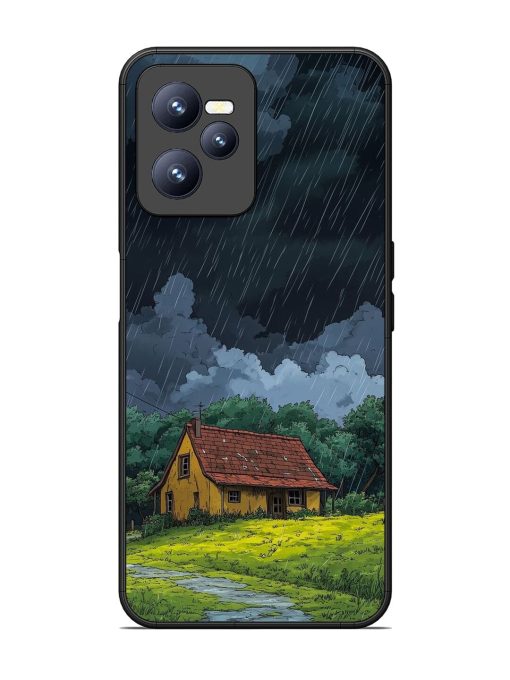 Rainy Day Retreat Glossy Soft Edge Case for Realme C35 Chachhi