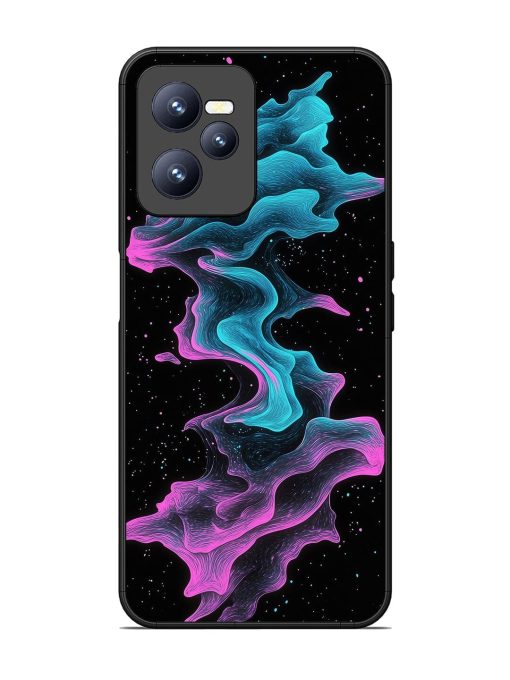 Cosmic Currents Glossy Soft Edge Case for Realme C35 Chachhi