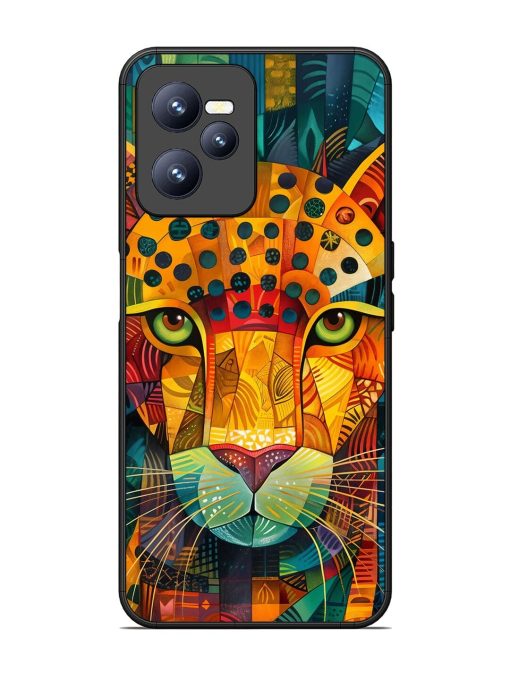 Mosaic Majesty Glossy Soft Edge Case for Realme C35 Chachhi