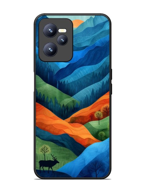 Layers Of The Land Glossy Soft Edge Case for Realme C35 Chachhi