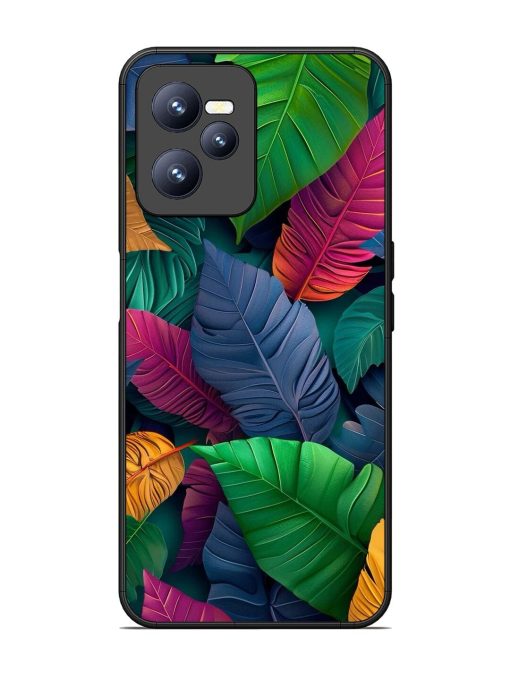 Tropical Tapestry Glossy Soft Edge Case for Realme C35 Chachhi