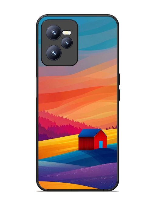 Sunset Solitude Glossy Soft Edge Case for Realme C35 Chachhi